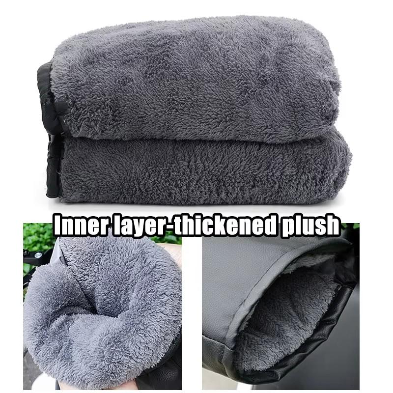 SEAMETAL Motorcycle Handlebar Muffs Winter Equipment Mitts Warmer Gloves Waterproof Handmuffs Bicycle Handle Cover Hand Covers