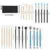 25Pcs Handmade DIY Ceramics Clay Tools Set Practical Pottery Molding Tool Kit  Handicraft