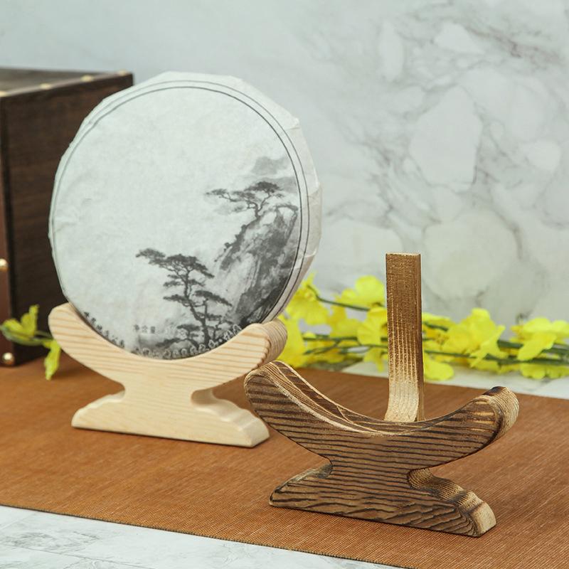 Китайские демонстрационные стенды, кронштейн для полки для чая пуэр, деревянная подставка для тарелок, мольберт, деревянный держатель для пирожных для чая пуэр, подставка для подноса, рамка