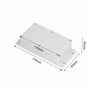ABS Junction Box 158x90x46mm with Screw and Waterproof Line Electrical Enclosure Box F7 Fixed Ear Waterproof Waterproof Case