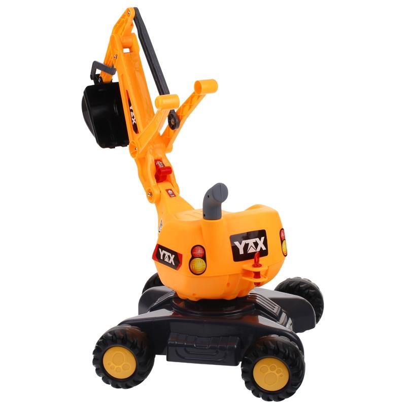 Rotary Excavator Machine on Wheels Ride-on Moving Bucket