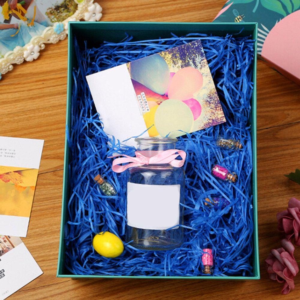 Аксессуары для упаковки Украшения для вечеринок Измельченная бумага из рафии Наполнитель для подарочных коробок Упаковочные материалы