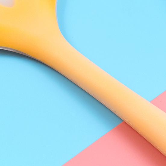 Пищевой силиконовый токарный станок с прорезями и антипригарным покрытием, полый дизайн, кухонная утварь, лопаточка для приготовления пищи