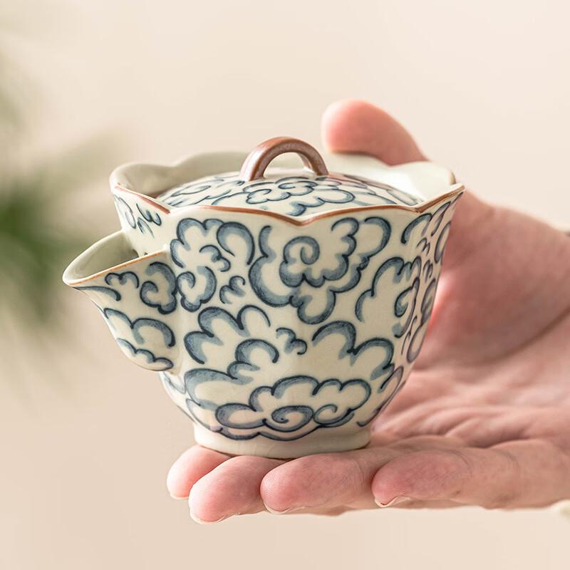 Керамический чайник Jiun Mu Qing с ручкой против ожогов