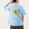 New MLB Drop Shoulder Sleeve T Shirt Unisex Light Blue 3ATSE1223-07BLL