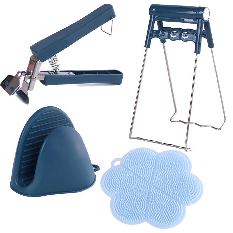 Stainless Steel Anti-Slip, Heat-Resistant Bowl and Plate Clip