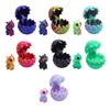 3D Printed Dragon Egg Ornament Mini Dragon Figurine Toy Desktop Dragon Egg with Miniature Dragon Inside Decoration