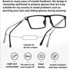Square Multifocal Photochromic Presbyopia Eyewear for Men ladies Progressive High-definition Reading Anti Blue Light Eyewear