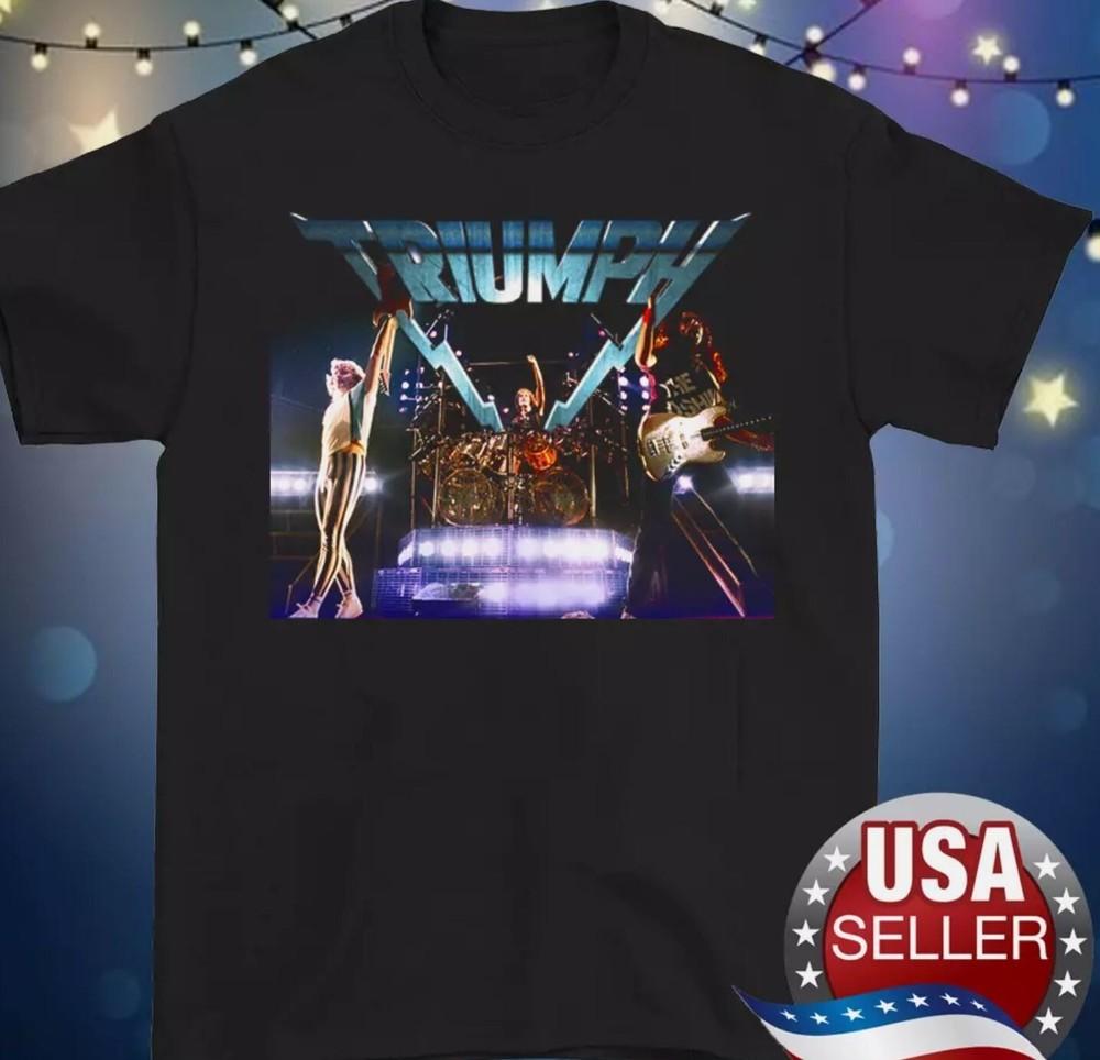 Футболка с коротким рукавом Triumph BAND на концерте Все размеры