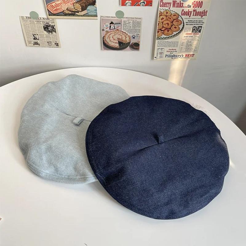 Женский летний большой обхват головы, шляпа красавицы-художницы, любовный ковбойский берет, маленькое маленькое лицо