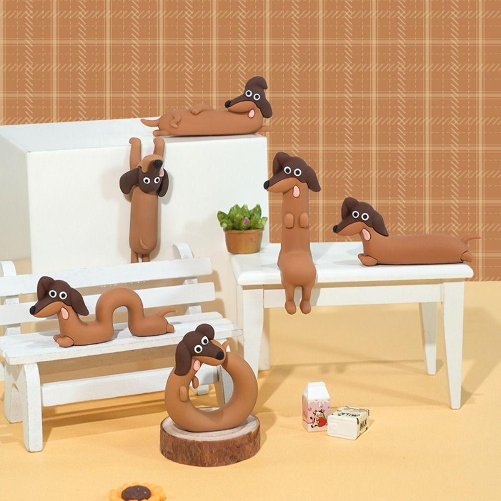 Mascots Crafts Dog Figurines Home Decoration Dachshund Ornament Dog Enthusiasts