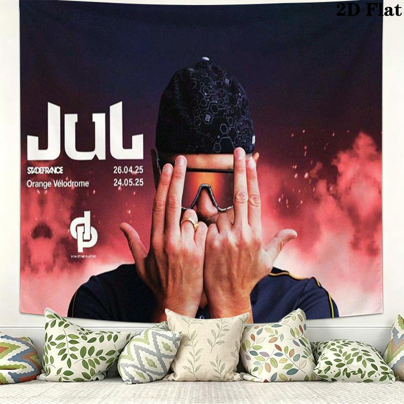 Jul album Wall Tapestry Aesthetic Wall Hanging Printed Fabric Blanket Decorative Tapestries for Bedroom Living Room Home Decor