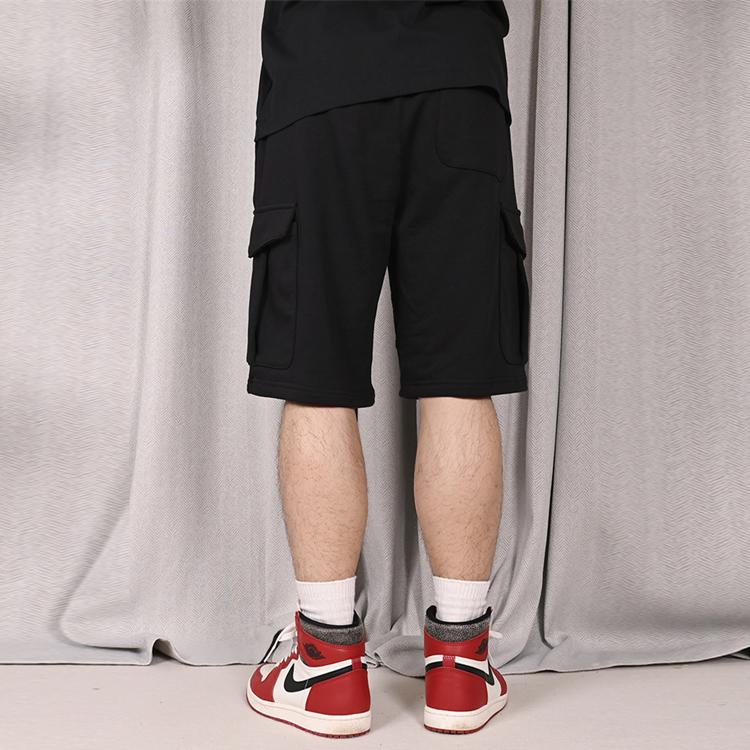 Vans Однотонные вязаные шорты-карго с карманами, мужские брюки, черные VN0008XSBLK