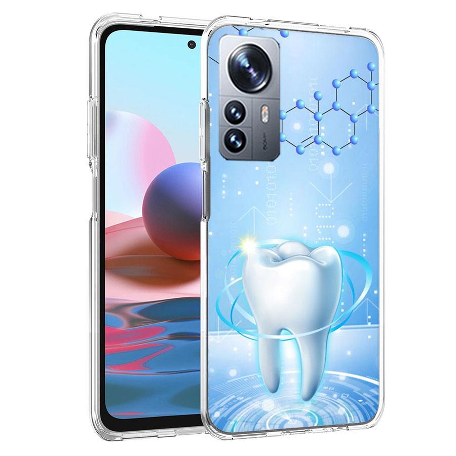 Чехол для телефона с рисунком зубов для Xiaomi Poco X3 NFC X4 GT M3 M4 M5 M5S X7 X6 X5 F6 Pro F5 F4 Mi F3 F2 Чехол TPU Capa Coque C