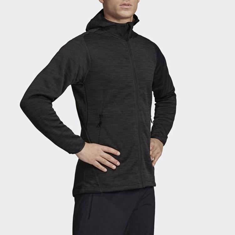 Adidas Удобная дышащая повседневная спортивная куртка с капюшоном, мужские куртки черного цвета DM4377