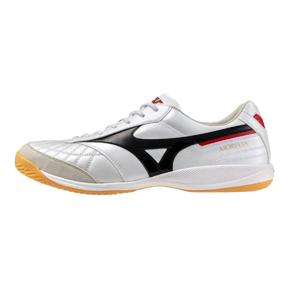Mizuno Morelia Sala Удобные Мягкие Прочные Легкие Футбольные Бутсы Унисекс Футбольные Бутсы Белый Черный Q1GA250209