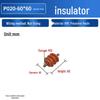 Изолятор SM MNS 30*30 Ненасыщенный Полиэстер BMC SMC