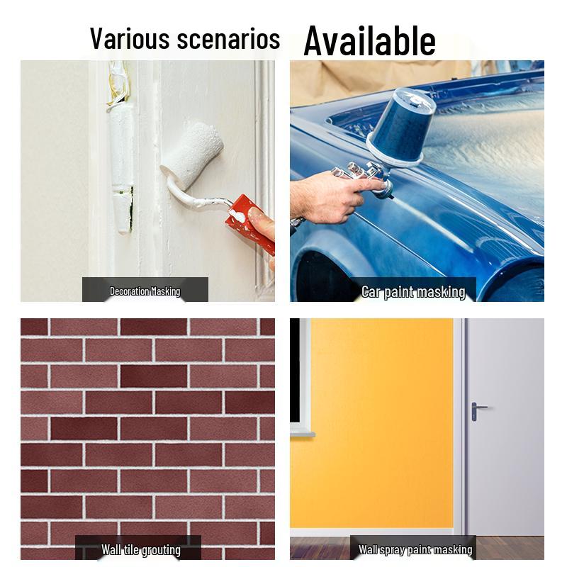 Крепированная бумажная лента для студентов-художников - Идеальна для масляной живописи и досок для эскизов, Легко рвется, Не оставляет следов