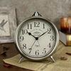 Ретро Простой Студенческий Общежитие Настольный Будильник Металлические Изделия Гостиная Спальня Бесшумный Будильник Домашнее Украшение