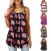 Women Summer Loose Tank Tops Blouse Sleeveless Vest Printed Beach Casual Boho Bohemia