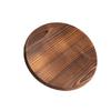Farigrut Pot Lid, Frying Pan Lid, Drop-Down Lid, Wooden Frying Pan Cover, Universal Lid, Drop-Down Lid, Pot Cover with Large Stirring Handle, Cast Iro