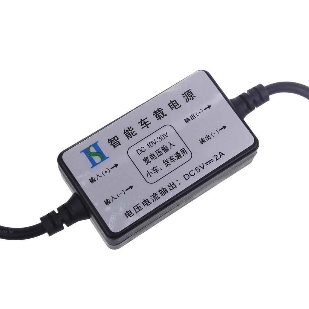 3.4M (11 футов) Автомобильный видеорегистратор, кабель питания, зарядное устройство, адаптер для видеорегистратора, выход 5 В/2 А, USB-блок питания