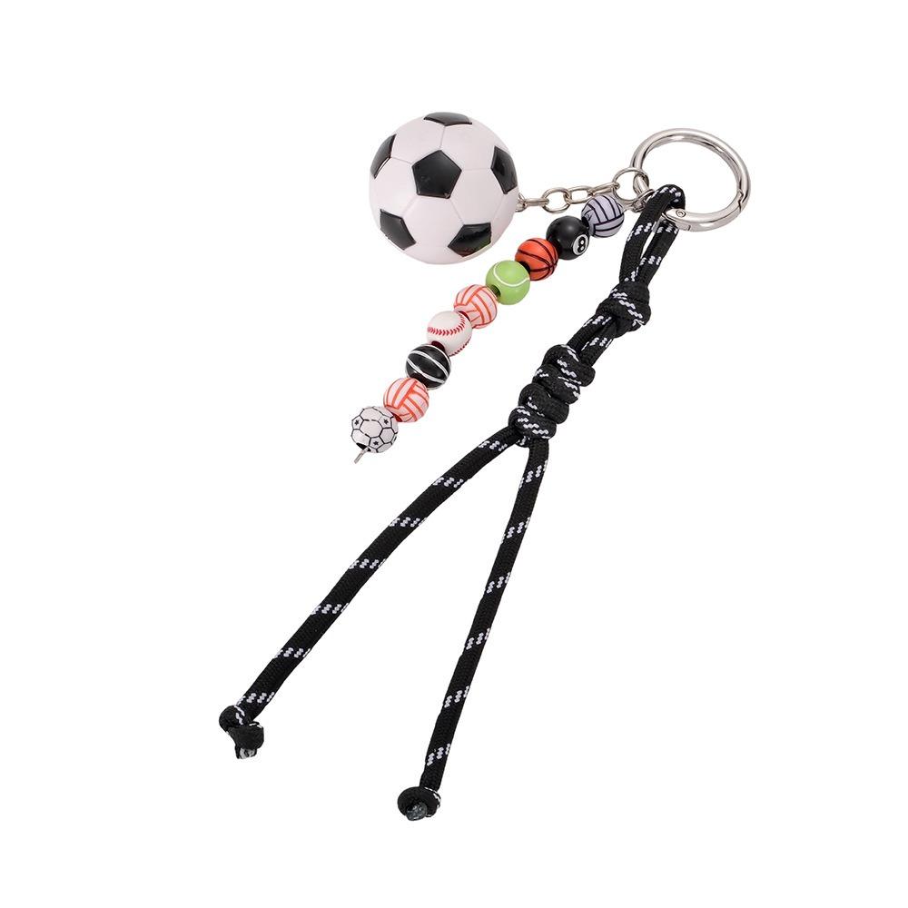 Y2k Sports Ball Keychain Soccer Sports Themed Gift Charm Novelty Football Keychain  Car Key Pendant