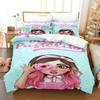 Mis Pastelitos Bedding Set Single Twin Full Queen King Size Bed Set Aldult Kid Bedroom Duvetcover Sets 3D Anime Bed Sheet Set