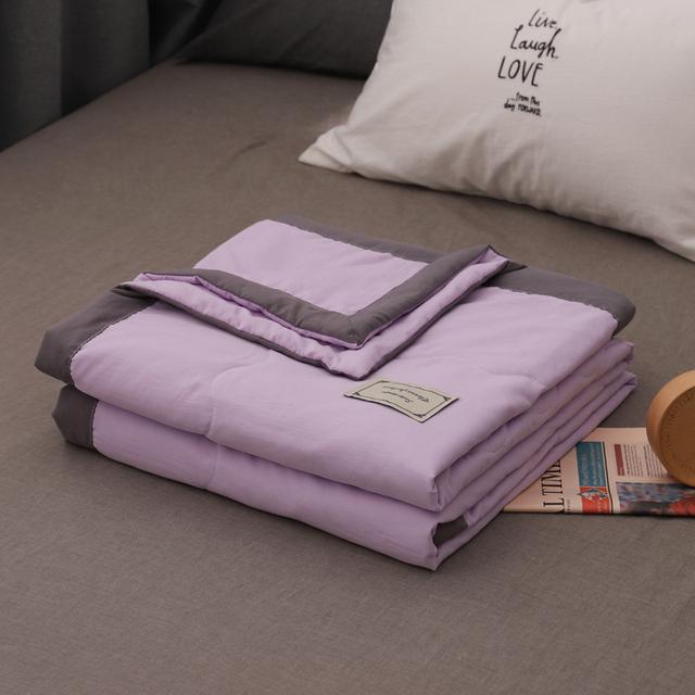 Летнее одеяло, моющееся однотонное тонкое летнее покрывало, легкое одеяло из микрофибры
