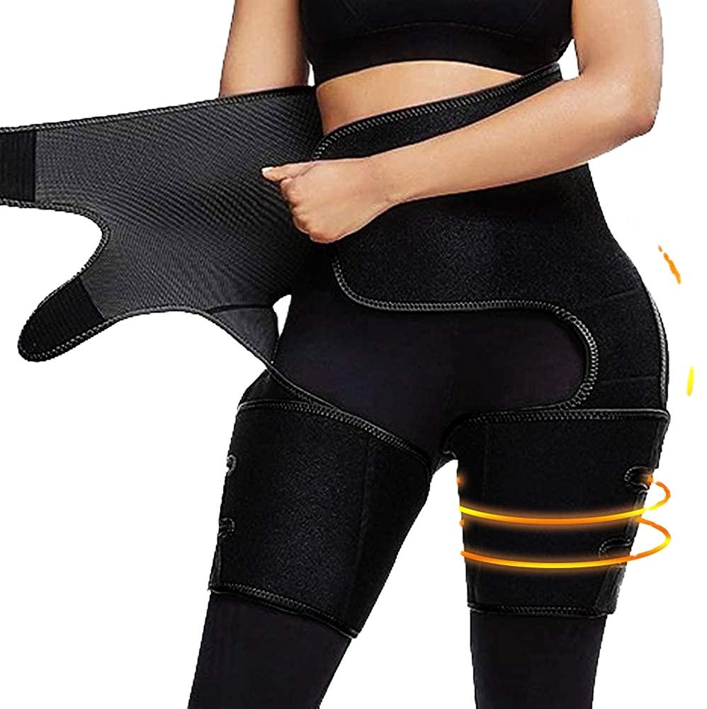 Professional Fitness Training 3-In-1 High Waist Tummy Belt Women Thigh Butt Lifter for Women Weight Loss Equipment