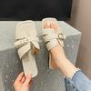 Fashion 2025 New Ladies' Fashionable Casual Flat Sandals, Versatile Outdoor Wear, Flat Slippers for Wearing Outside