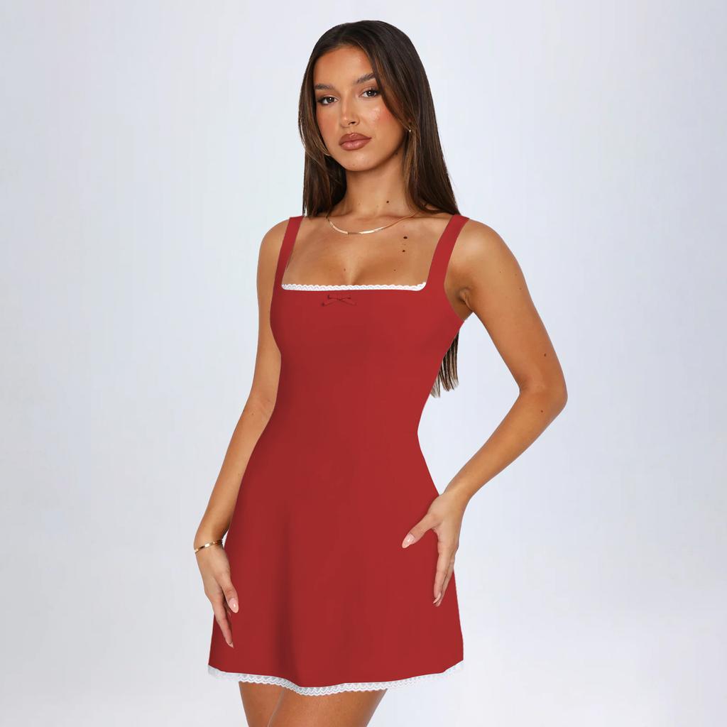 Женское мини-короткое платье