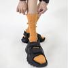 Womens Harajuku Cotton Crew Socks 3D Raised Point Cute Hedgehog Thorns Solid Color Skateboard Middle Tube Calf Socks