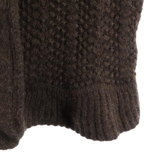 TOCCA 100% шерсть Вязаный кардиган с длинным рукавом M Коричневый Женский Б/У