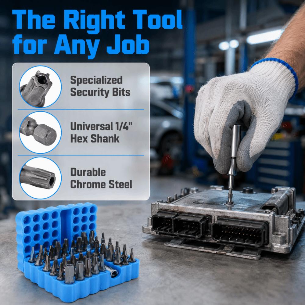 33pcs Versatile Screwdriver Bit Set High Hardness Impact Driver Bit Set For Maintenance Repair