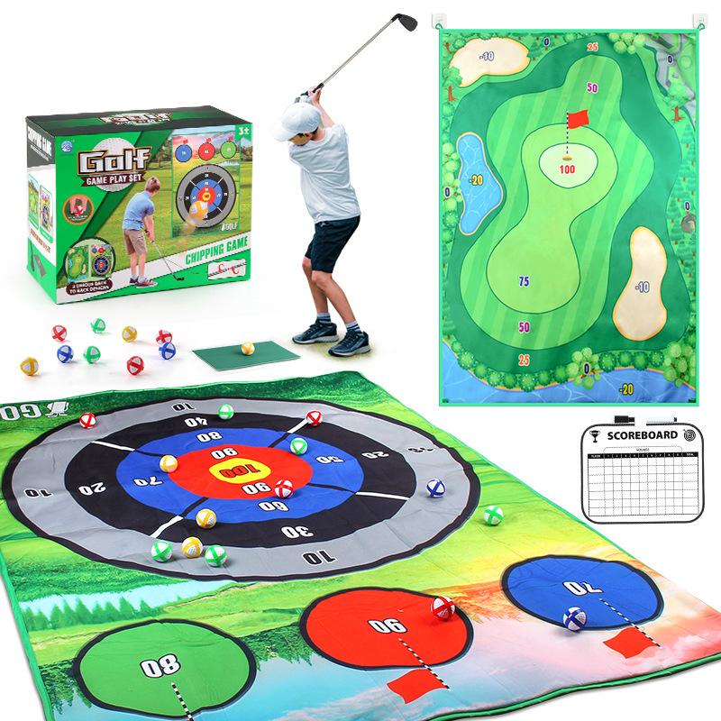 1.2 * 1.78 Meters Double-Sided Golf Game Set Double Club Darts Hitting Sports Toy