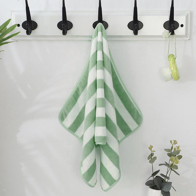 35X75 см полосатые абсорбирующие быстросохнущие банные полотенца мягкие взрослые полотенца для лица и рук коралловый флис полотенца для ванной комнаты и плавания банные полотенца
