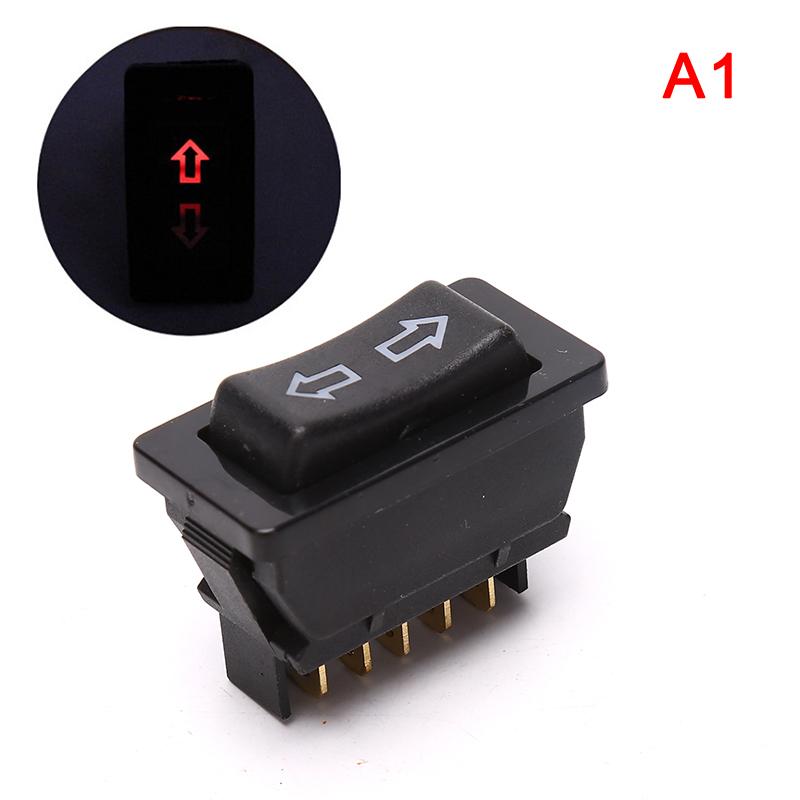 Dpdt Dc 12V 20A Универсальный Автомобильный Выключатель Стеклоподъемника 5 Штырей Черный