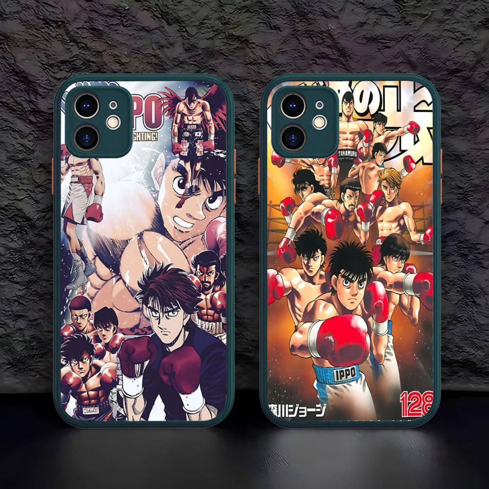 Чехол для телефона Аниме H-Hajime N-No I-Ippo Для IPhone 16e 16 15 14 13 12 11 Pro Max X XS Max Plus Матовый Прозрачный