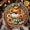 Винтажное Металлическое Настенное Искусство Рустикальный Фермерский Приветственный Знак Цветочный Тыква Подсолнух Декор