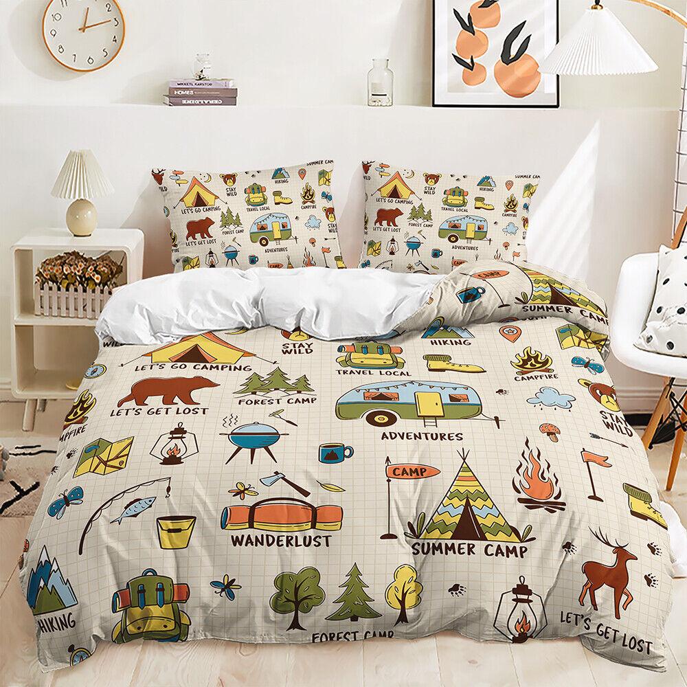 Кемпинг, туристический автомобиль, караван, кемпер, уличный стиль Doona, пододеяльник, набор пододеяльников