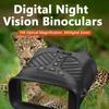 Бинокль ночного видения 2.5K Очки ночного видения с большим экраном 3" могут сохранять перезаряжаемые 8-кратные оптические зумы Фото Видео