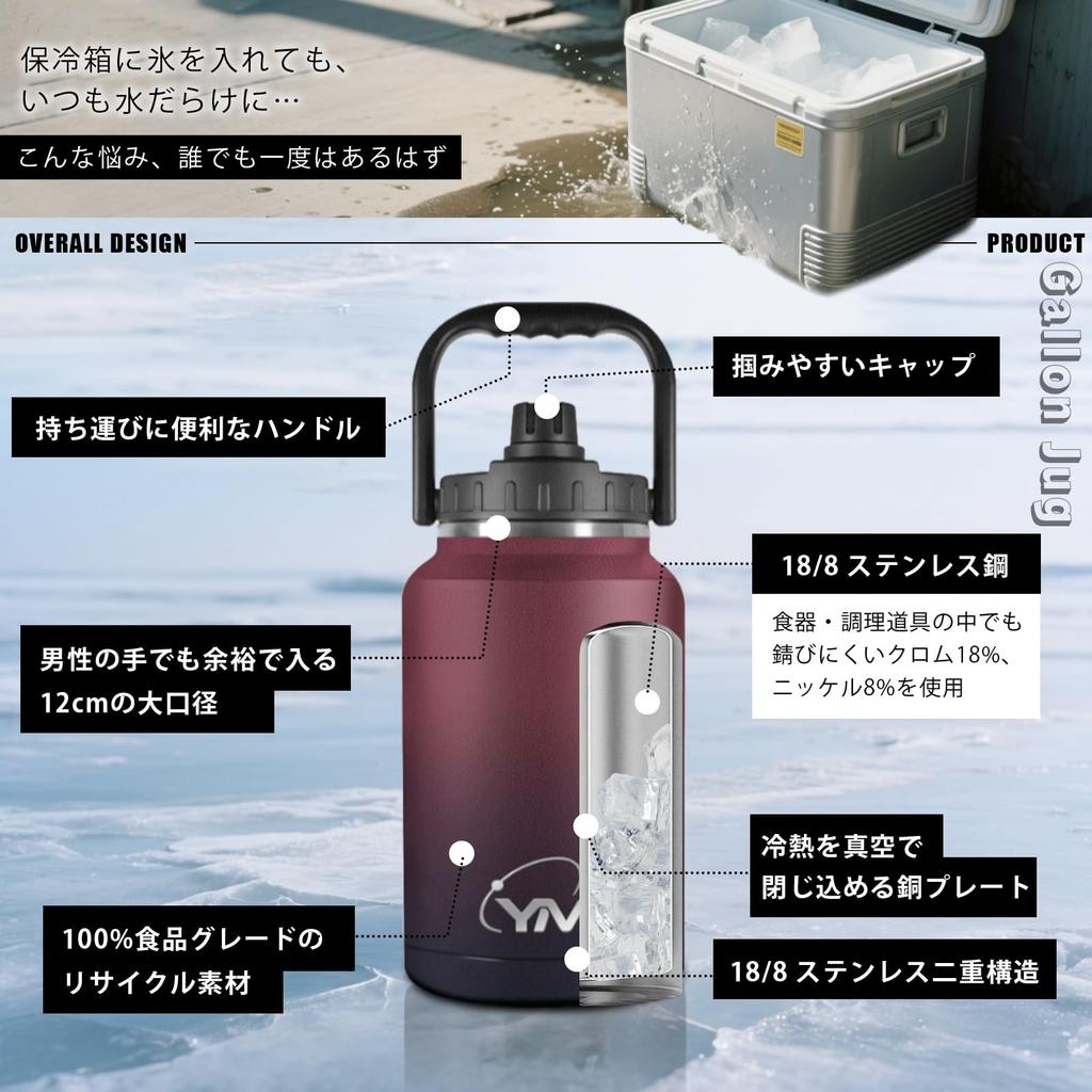 Бутылка для воды HoneyHolly литры фактический большой нержавеющая сталь лед лед кемпинг лед сохраняет лед холодным или горячим в течение 24 идеально подходит для активного отдыха и