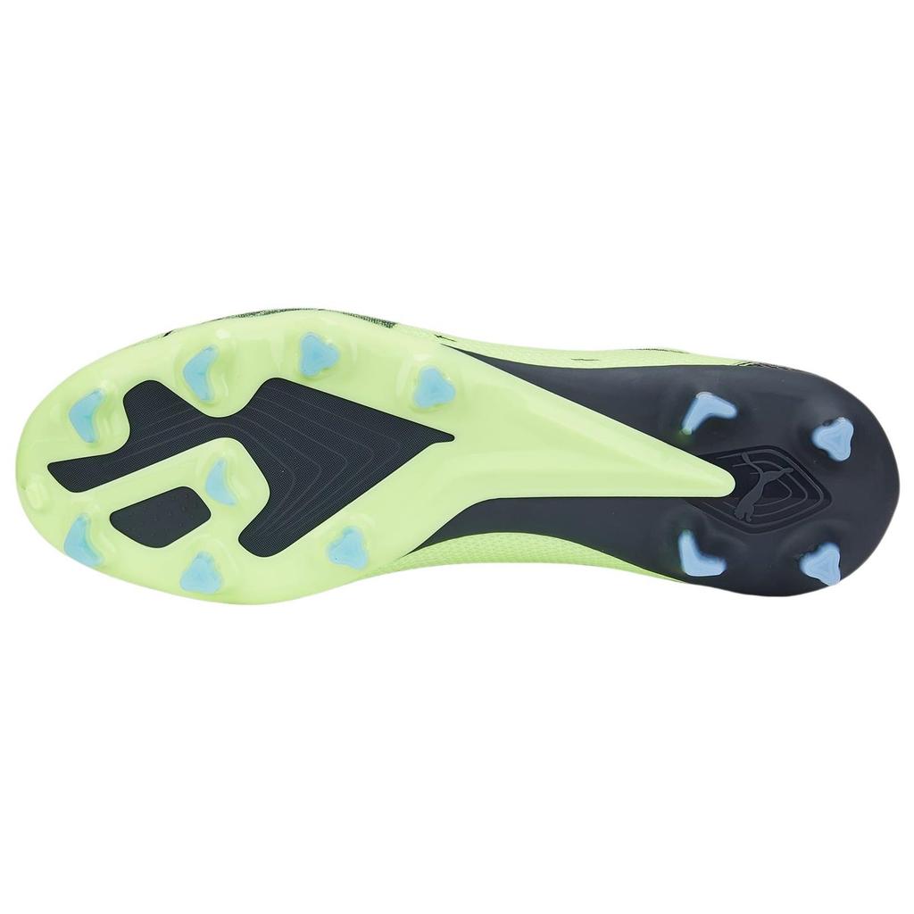 Puma Ultra Match Круглый носок Шнуровка AG FG Искусственная трава Натуральная трава Футбольные бутсы Мужские футбольные бутсы Черный Зеленый 106900-01