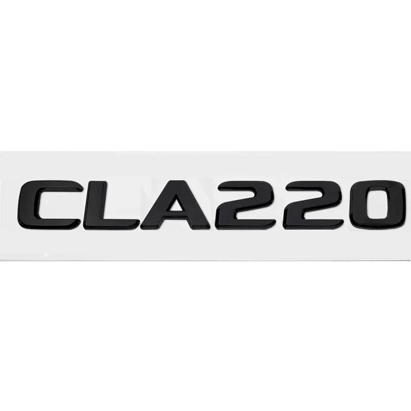 ABS Car Tail Letters Sticker Emblem for Mercedes Benz CLA35 CLA200 CLA220 CLA250 CLA260 Rear Trunk 3D Number Badge Decals RJ1