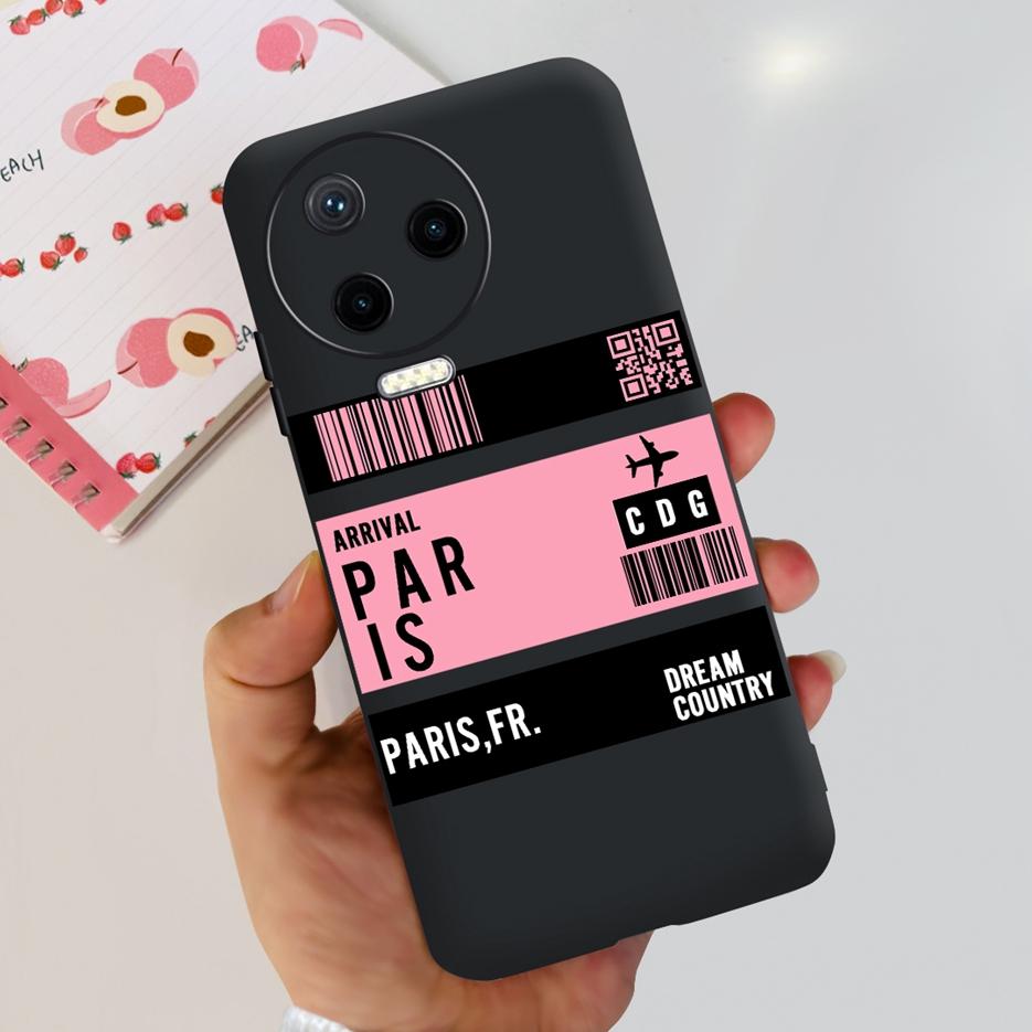 For Infinix Note 12 2023 Case X676C Cute Fashion Painted Cover Soft Silicone Phone Cases For Infinix Note 12 Pro 4G X676B Bumper