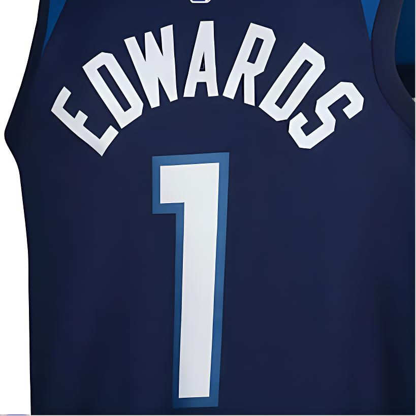 Nike Баскетбольная майка с аппликацией в полоску с буквами и цифрами, мужская, темно-синяя, DN2013-421