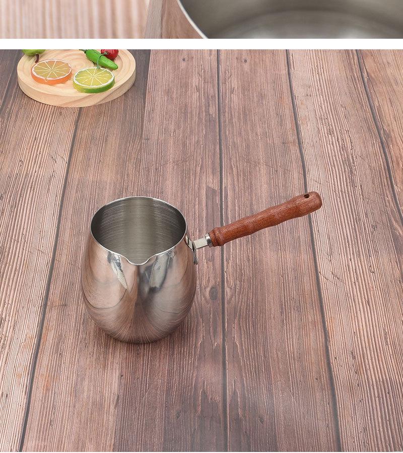 Кувшин из нержавеющей стали 304 с длинной ручкой для латте-арта и вспенивания (300-950 мл)