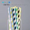 100 Eco-Friendly Colored Paper Straws: Disposable, Creative Party Straws for Juice & Cocktails