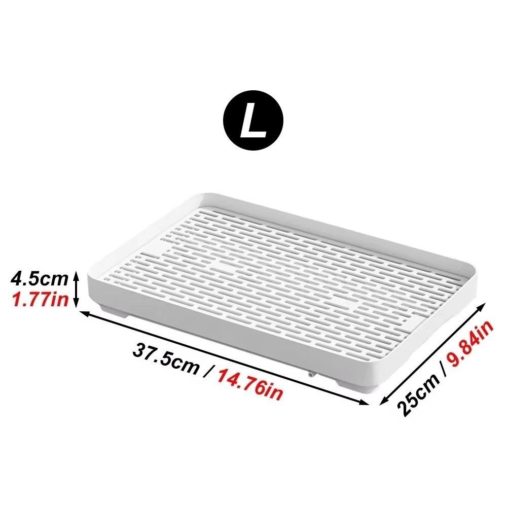 New Small Rabbit Litter Box Plastic Double-layer Pet Toilet Tray Rectangular Bunnie Corner Toilet Box For Ferret Hamster